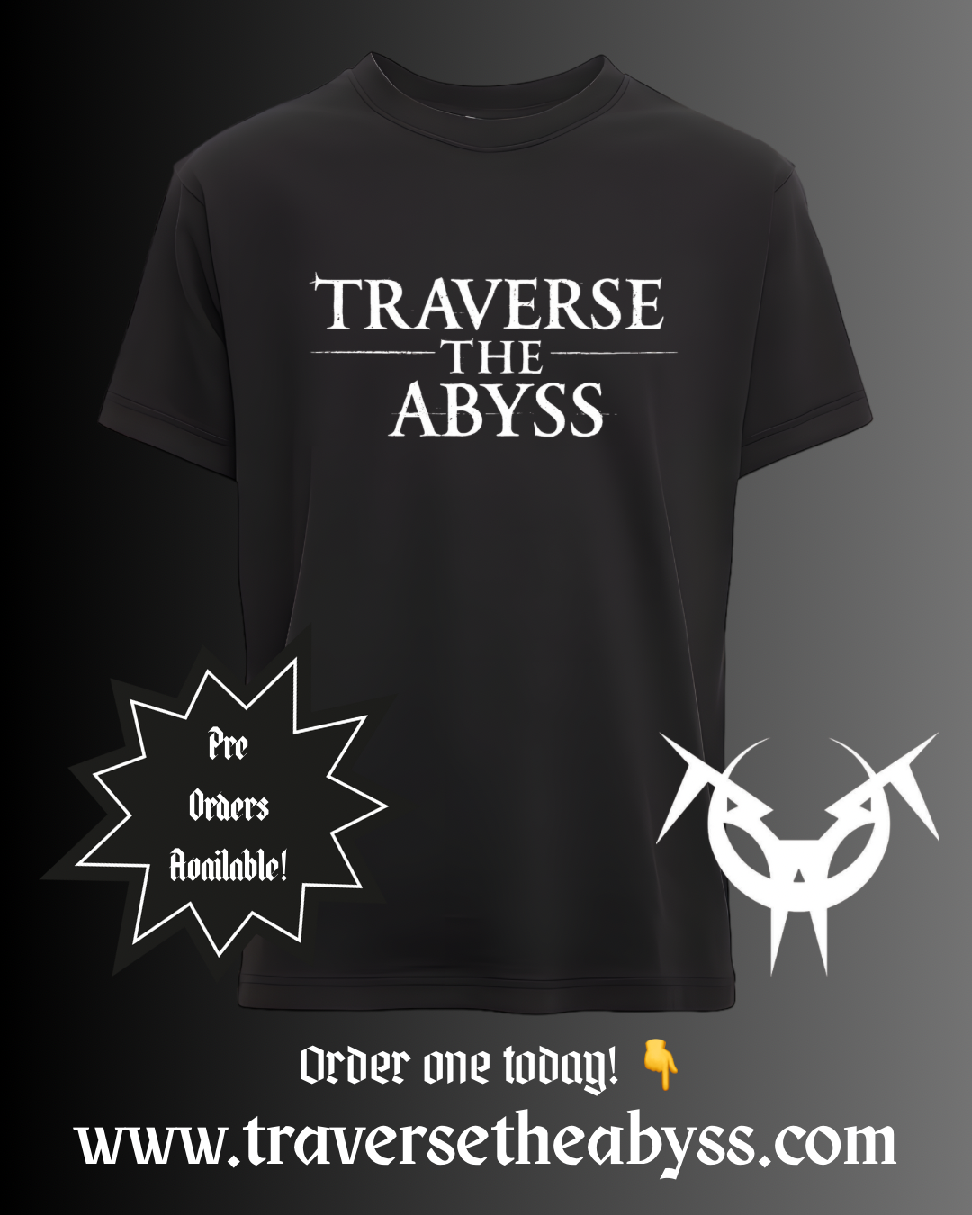 🚨Pre Order🚨 Traverse the Abyss Dark Souls Parody Shirt