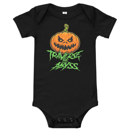 Traverse the Abyss Logo Baby short sleeve one piece