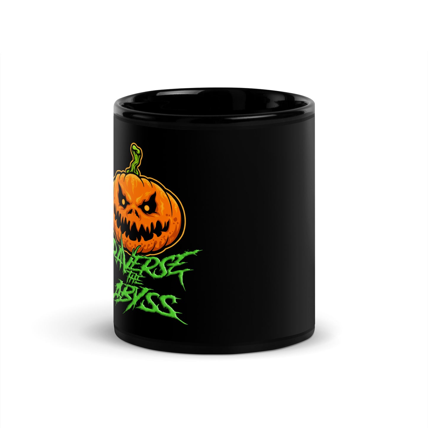 Traverse the Abyss Halloween Black Glossy Mug *Limited Edition*