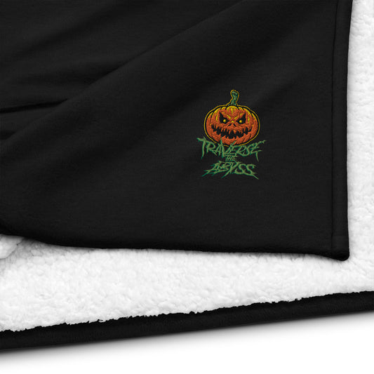 Pumpkin Premium sherpa blanket