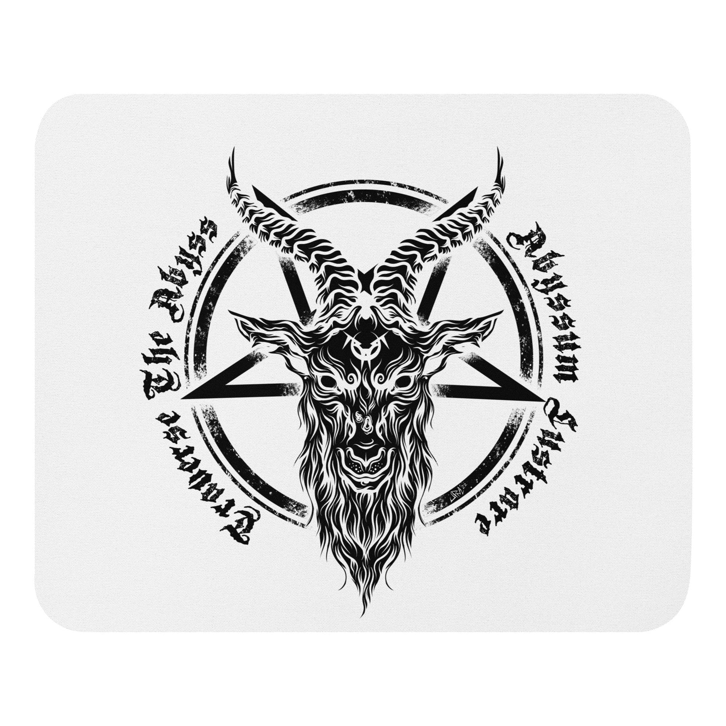 Traverse the Abyss The Goat Mouse pad