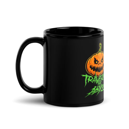 Traverse the Abyss Halloween Black Glossy Mug *Limited Edition*