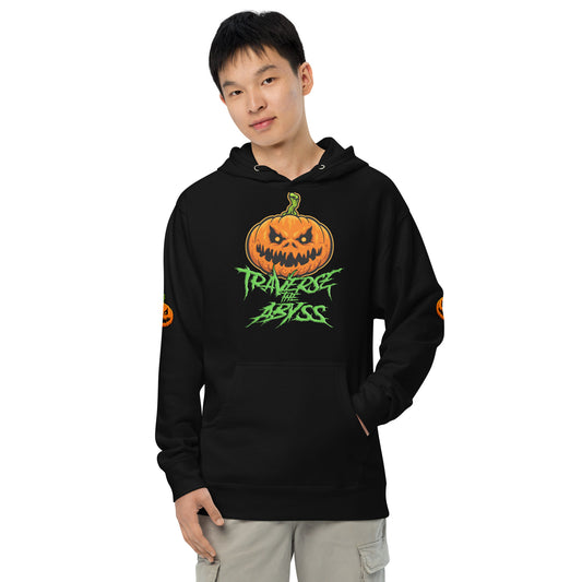 Traverse the Abyss Halloween Unisex midweight hoodie